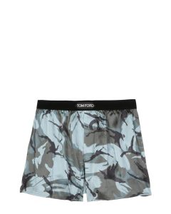 Tom Ford Logo Patch Printed Boxers