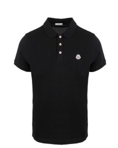 Moncler Logo Patch Short-Sleeved Polo Shirt