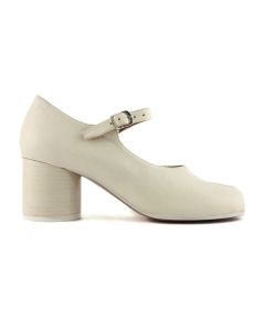 Mary-jane Shoes In Cream Vintage Soft Leather
