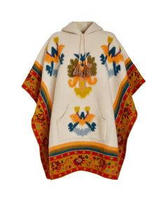 Etro Print-Embroidered Cape Hooded Jacket
