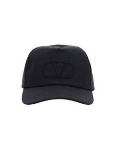 Valentino Logo Embroidered Baseball Cap