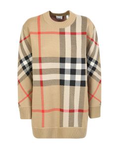 Burberry Pullover With Iconic Archive Check Motif