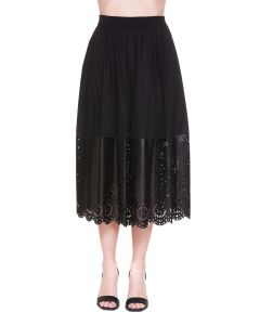 TWINSET Elasticated Waist Midi Skirt