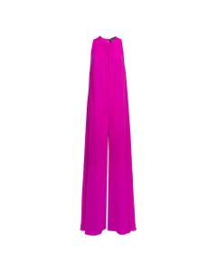Gianluca Capannolo Woman's Pink Georgette Jumpsuit