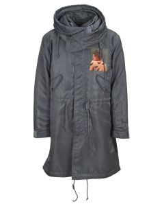 Undercover Graphic Print Hooded Parka