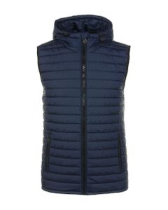 Quilted Vest With Hood