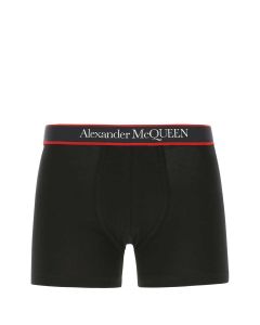 Alexander McQueen Logo-Waist Stretch Boxer Shorts