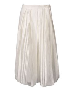 Tulle skirt in white