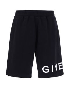 Givenchy Logo Printed Elastic Waist Shorts