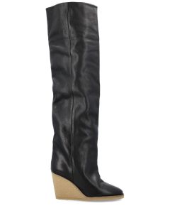 Isabel Marant Over-the-Knee Wedge Boots