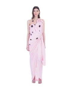 Dress In Rose-pink Polyester