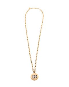 Dolce & Gabbana Logo-Plaque Necklace