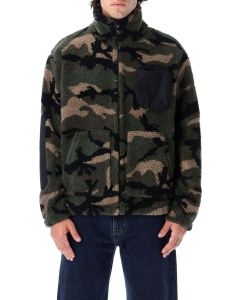 Valentino Camouflage Printed Long-Sleeved Jacket