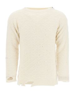 Distressed Wool Sweater