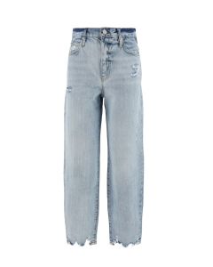 Frame Distressed Cropped Jeans