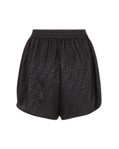 Fendi All-Over Logo-Embossed Shorts