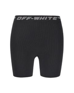 Off-White Logo Band Stretch Sports Shorts