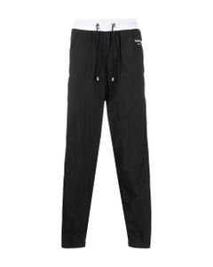 Black And White Track Trousers