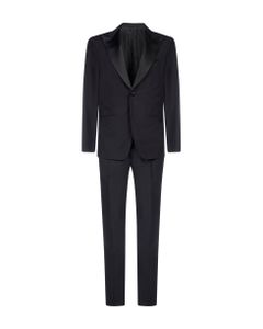 2-pieces Tailored Wool Tuxedo Suit