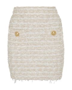 Lurex Tweed Mini-skirt