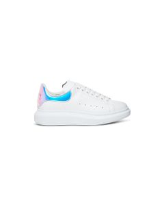 Alexander Mcqueen Man's White Oversize Leather Sneakers