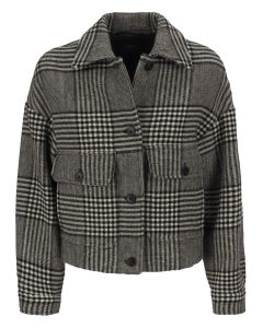 Weekend Max Mara Checked Buttoned Jacket