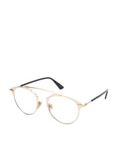 DiorSoRealRise gold-tone eyeglasses