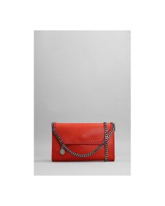 Falabella Shoulder Bag In Red Faux Leather