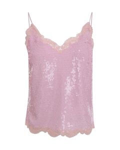 TWINSET Sequinned Embroidered Detail Camisole