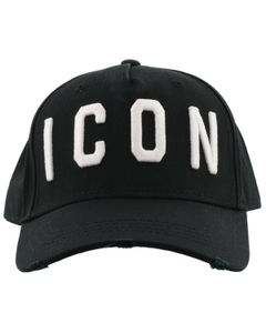 Dsquared2 Icon Embroidered Distressed Baseball Cap