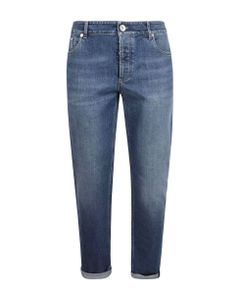 Straight Leg Classic 5 Pockets Jeans