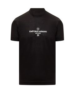Emporio Armani Logo Printed Crewneck T-Shirt