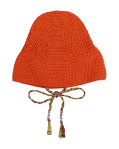 Hats In Orange Cotton