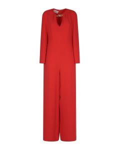 Valentino Cady Couture VLogo Chain Jumpsuit