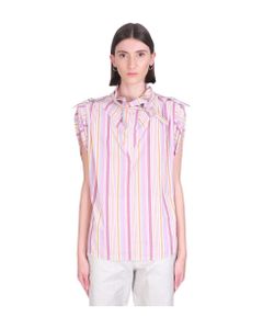 Tarlame Blouse In Rose-pink Cotton