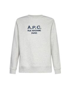 A.P.C. Logo Printed Crewneck Sweatshirt