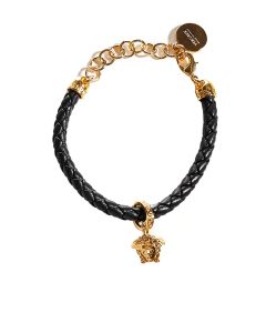 Versace Woven Medusa Charm Bracelet