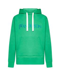 JW Anderson Logo Embroidered Drawstring Hoodie