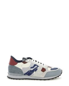 Valentino Garavani Rockrunner Camouflage Lace-Up Sneakers