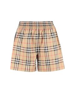 Burberry Side Stripe Vintage Check Shorts