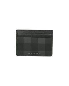 Burberry Check Motif Card Holder, With Simple But Elegant Lines Given By The Tone-on-tone Motif