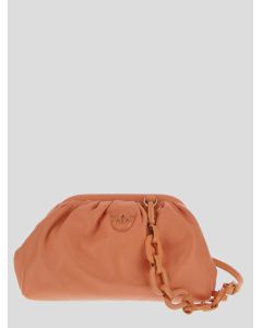 Pinko Pochette Chain Logo Plaque Mini Clutch Bag