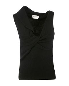 Gathered Front Sleeveless Top