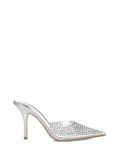 Paris Texas Embellished Pointed Toe Mules
