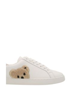 Palm Angels Teddy Bear Patch Lace-Up Sneakers