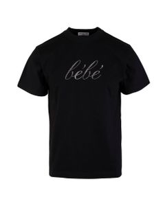 Woman Black Bebe' Small Fit T-shirt