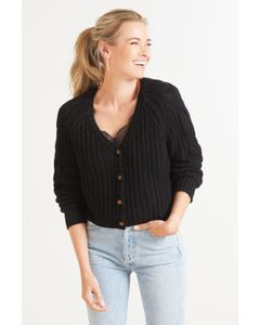 Cable Sleeve Cardigan