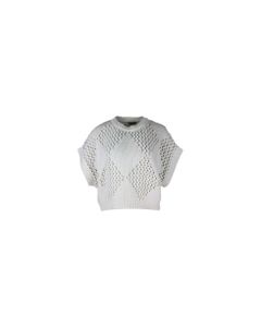 Sweater In Feather Cotton