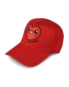 Heart Logo Embroidered Baseball Cap