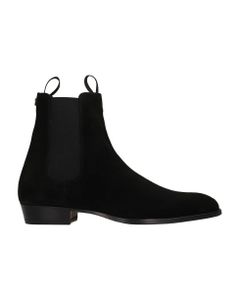 Ankle Boots In Black Suede